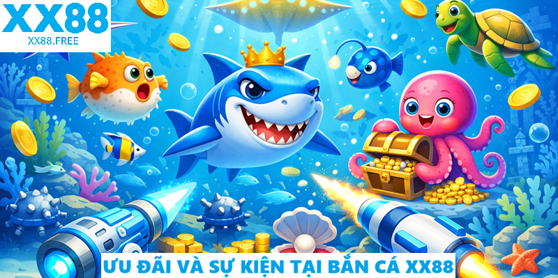 Ưu đãi và sự kiện tại Bắn Cá XX88