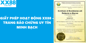 Giấy Phép Hoạt Động XX88 – Trang Bảo Chứng Uy Tín Minh Bạch